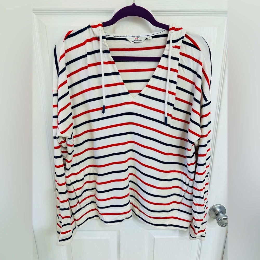 Striped Vineyard Vines top, Large